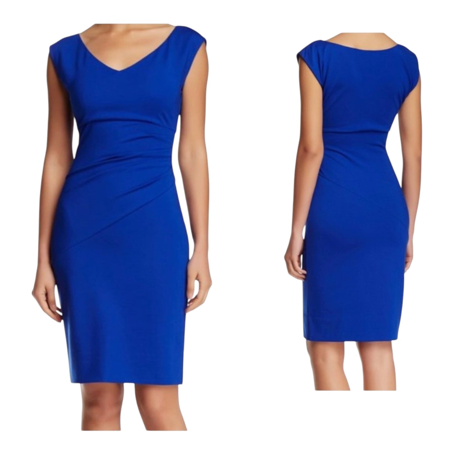 Diane Von Furstenburg Blue Dress - 10/12 - NEW