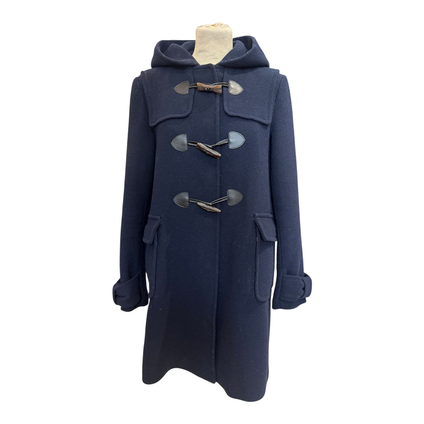 Kate Spade Navy Duffle Coat - 12