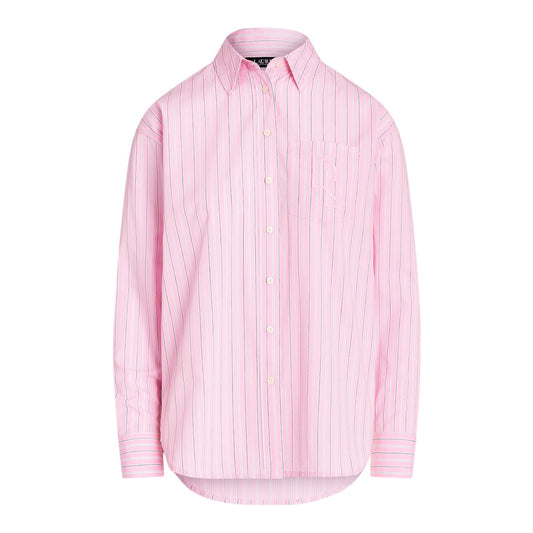 Ralph Lauren Pink Pinstripe Shirt - 16/18 - NEW