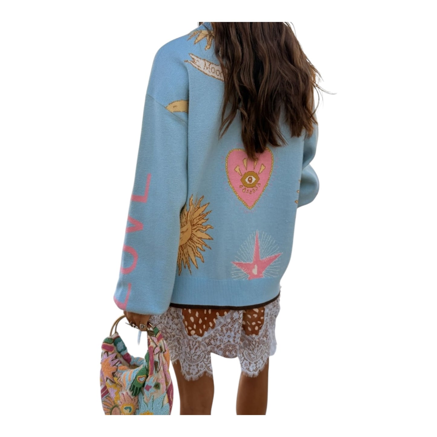 Never Fully Dressed Blue Blue Mystical Cardigan - 8/10