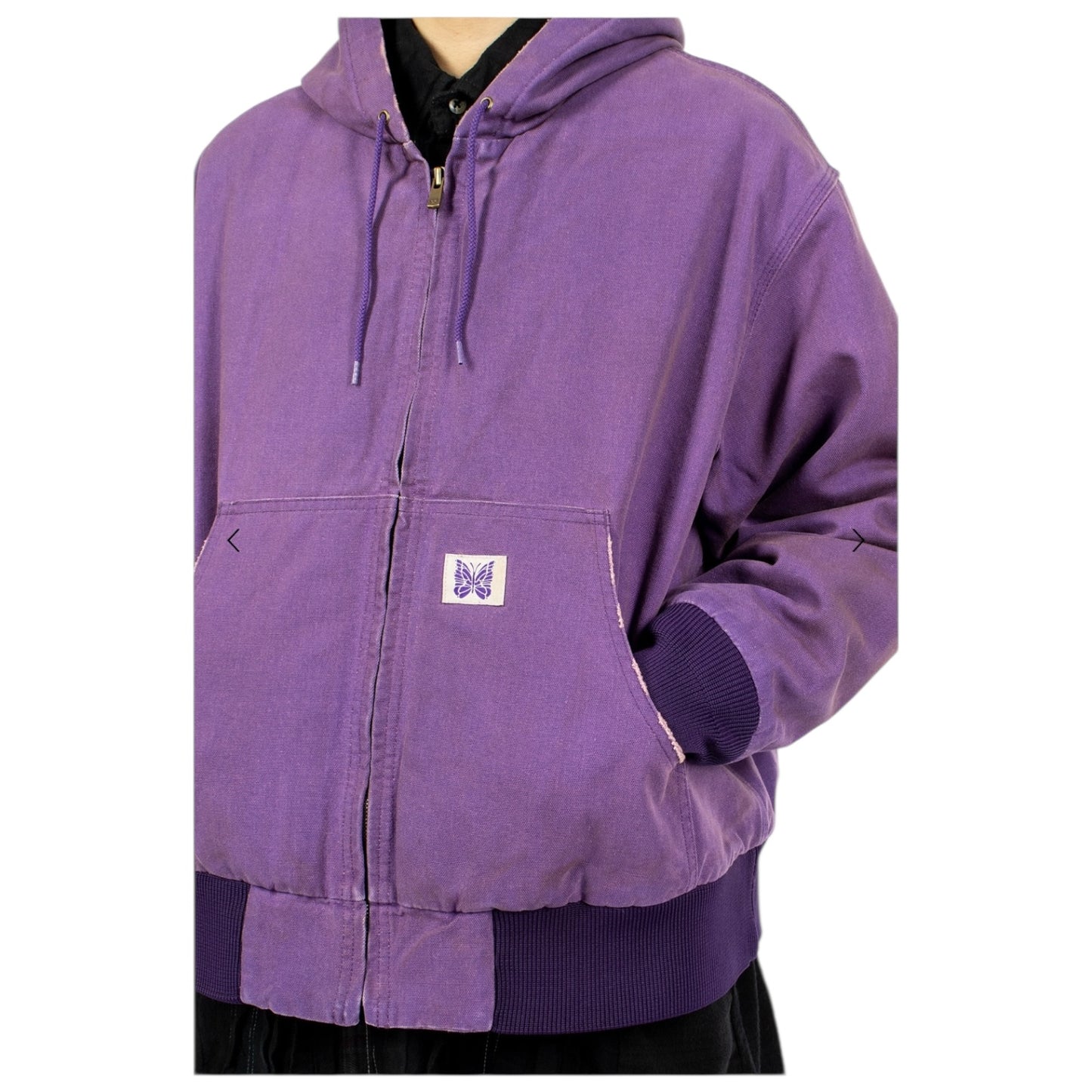 Needles  Zip Work Hoody Purple - 10