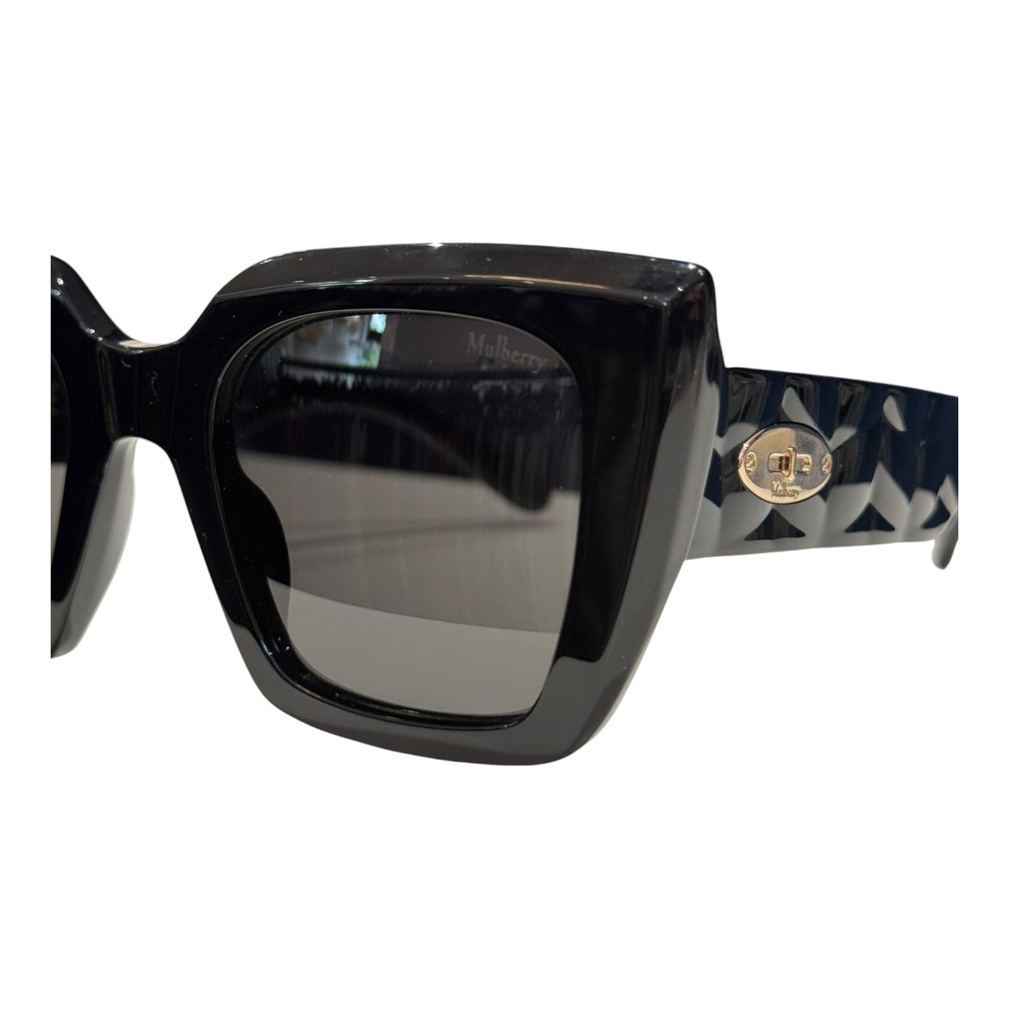 Mulberry Softie SML215 Sunglasses Black/Smoke