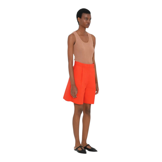 Weekend Max Mara Tomato Red Ecuba Shorts - 8