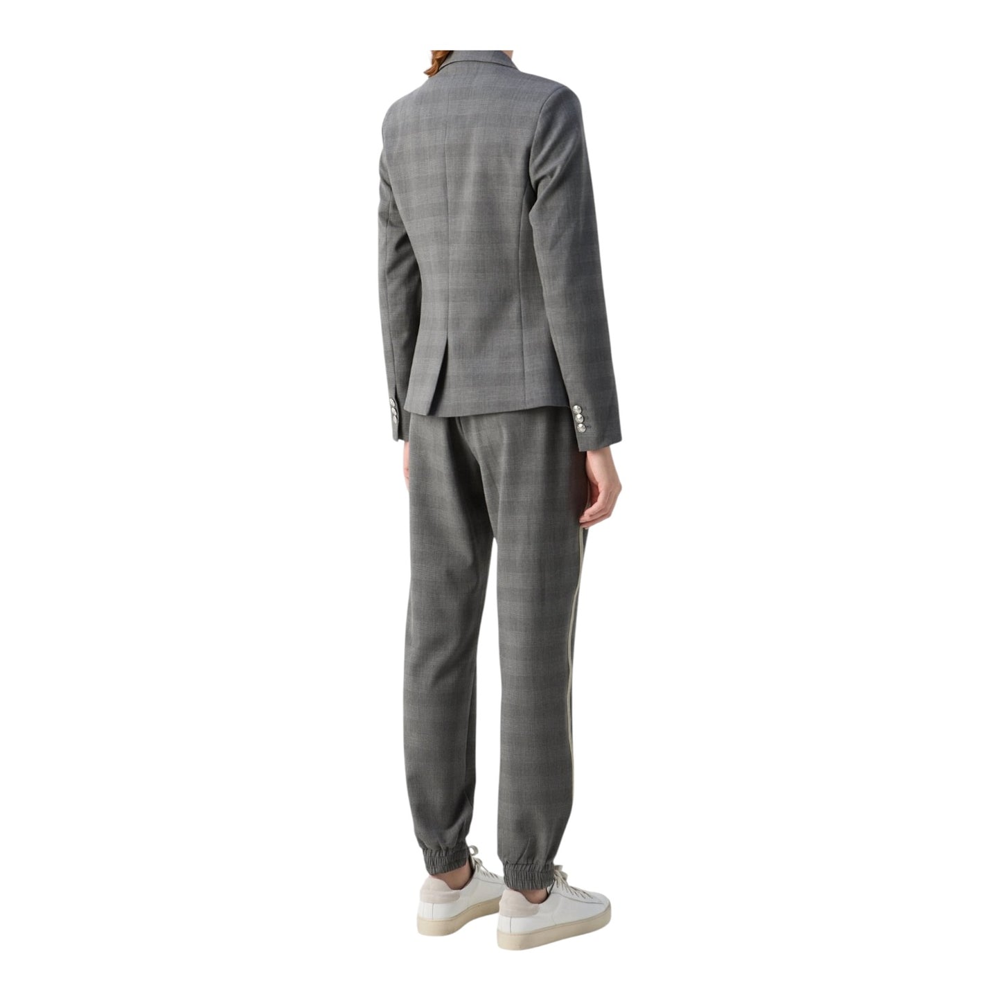 Mos Mosh Grey Check Blazer - 12