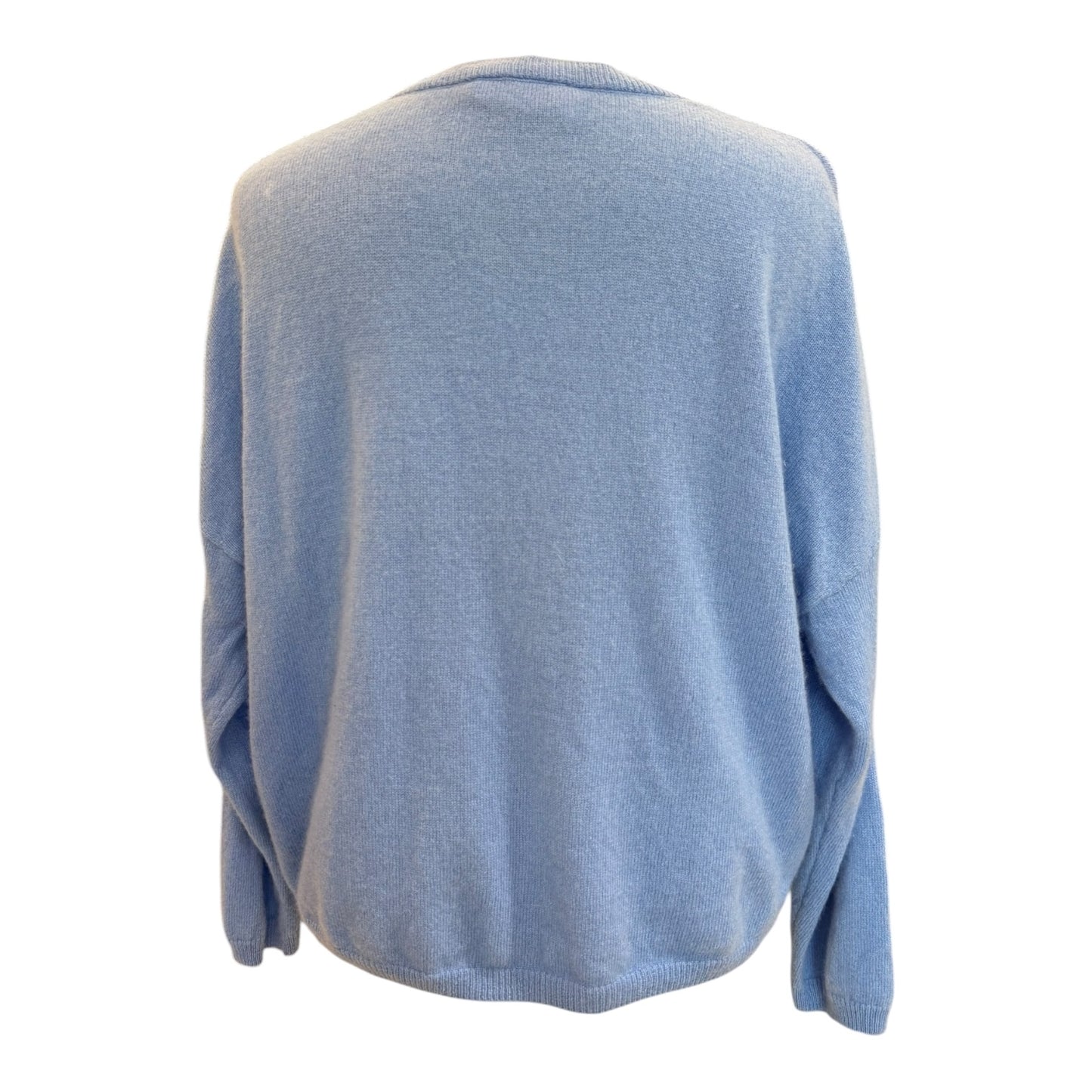 Absolute Cashmere Angelica V Neck Sweater in Cornflower Blue - 10