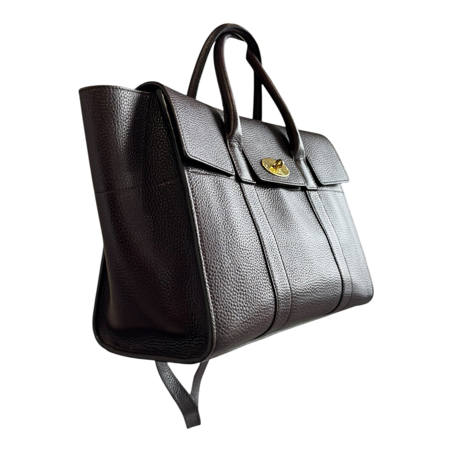 Mulberry Small Bayswater in Black Cherry