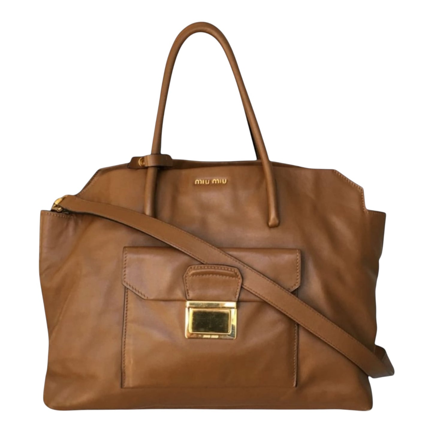 Miu Miu Vitello Tote Shopper
