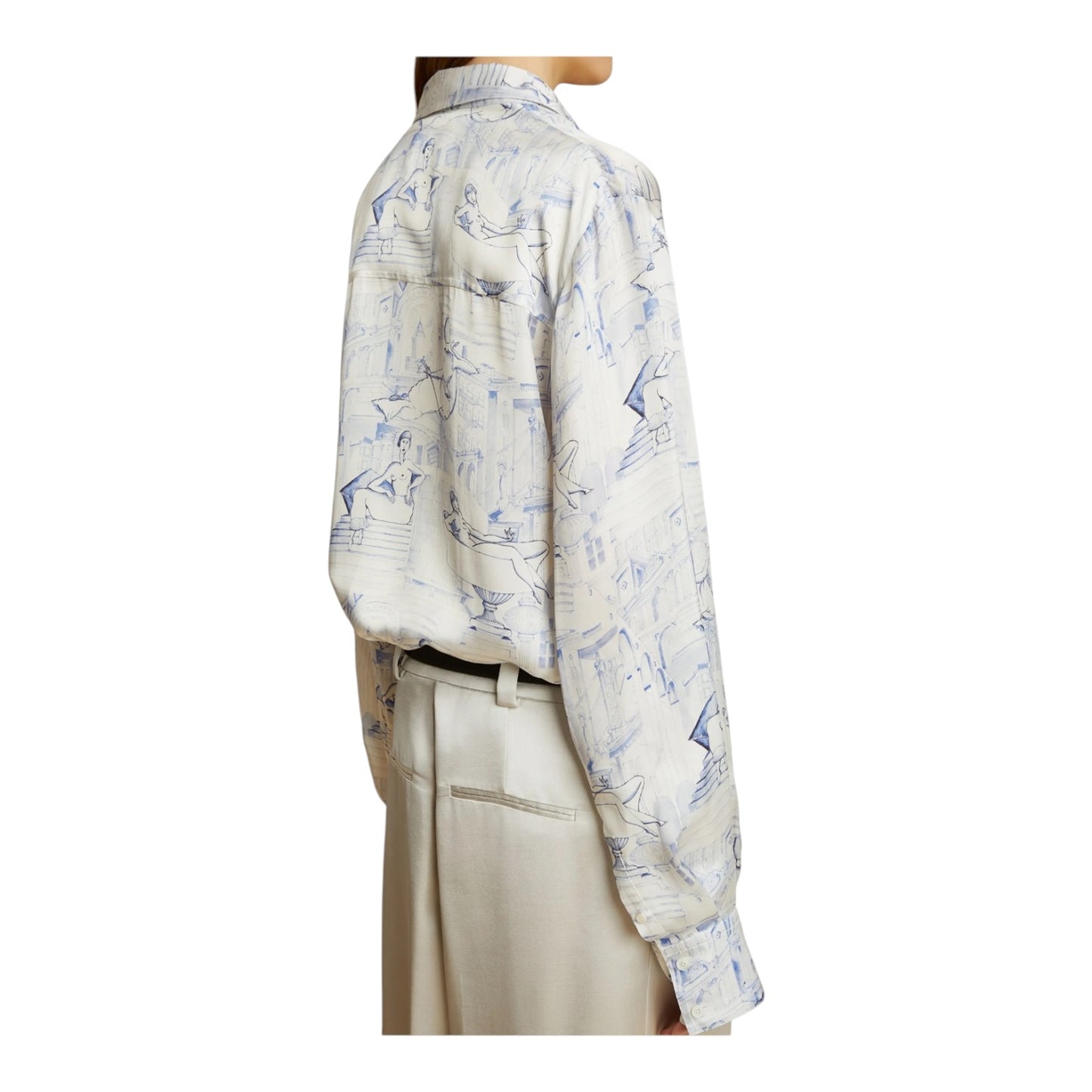 Khaite The Minta Graphic Print Shirt - 14