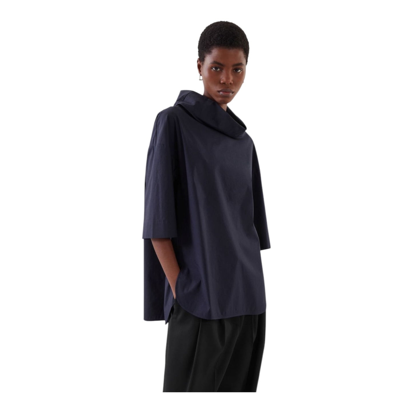 COS Roll Neck Tunic Top - 16