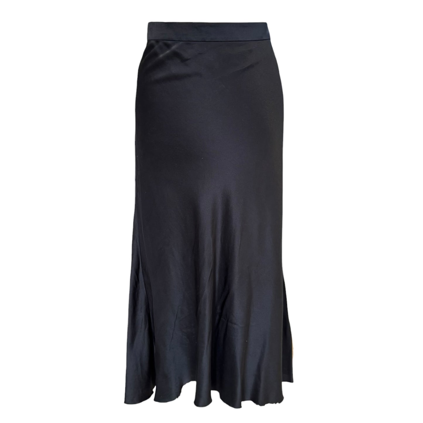Raey Black Silk Slip Skirt - 16