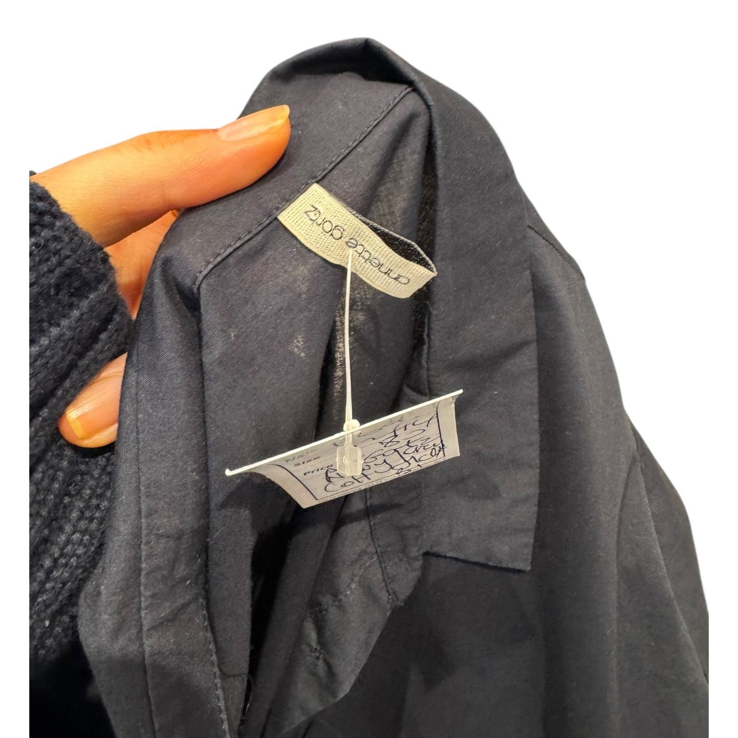 Annette Gortz Navy and Grey Shirt - 12/14