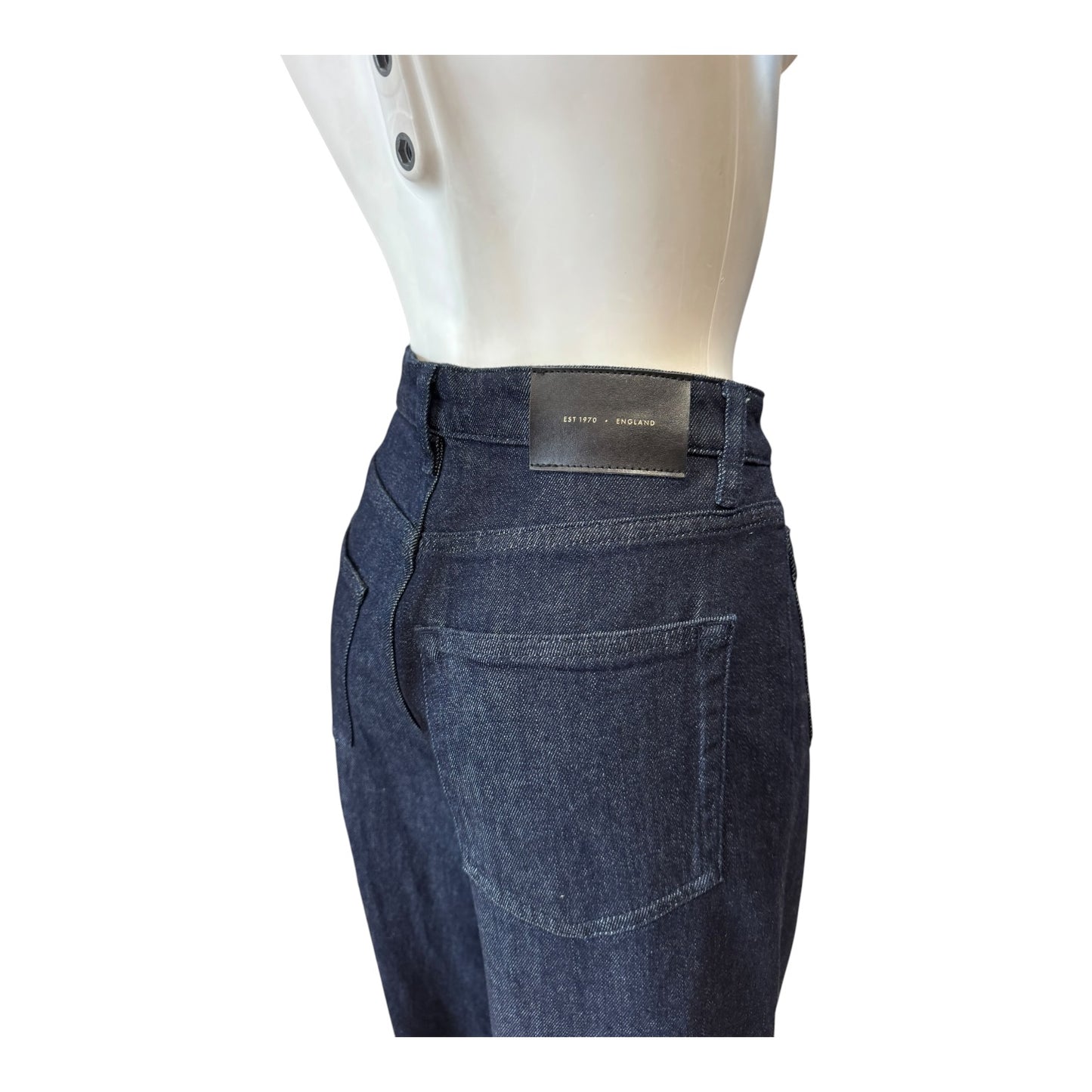 Jigsaw Blue Rhea Patch Pocket Jeans - 10