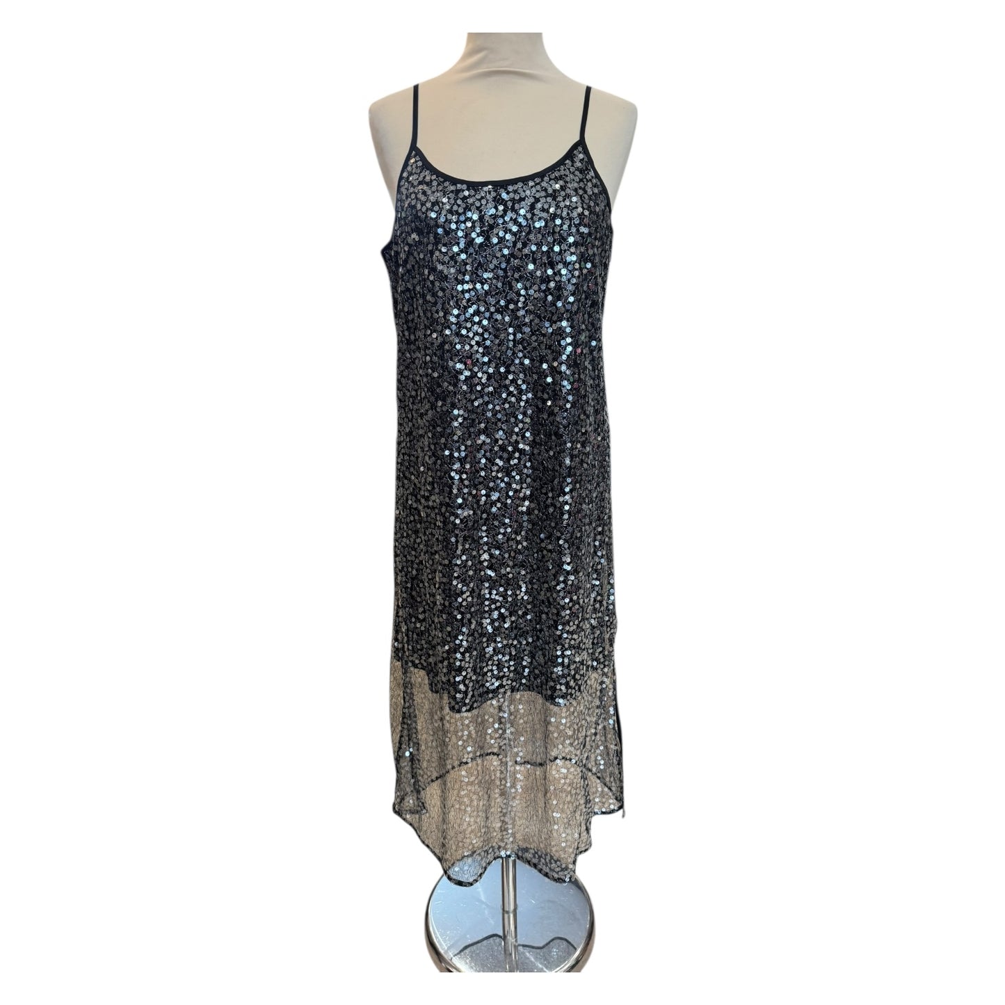 Karen by Simonsen Sequined Dress and Top in Meteorite - 10