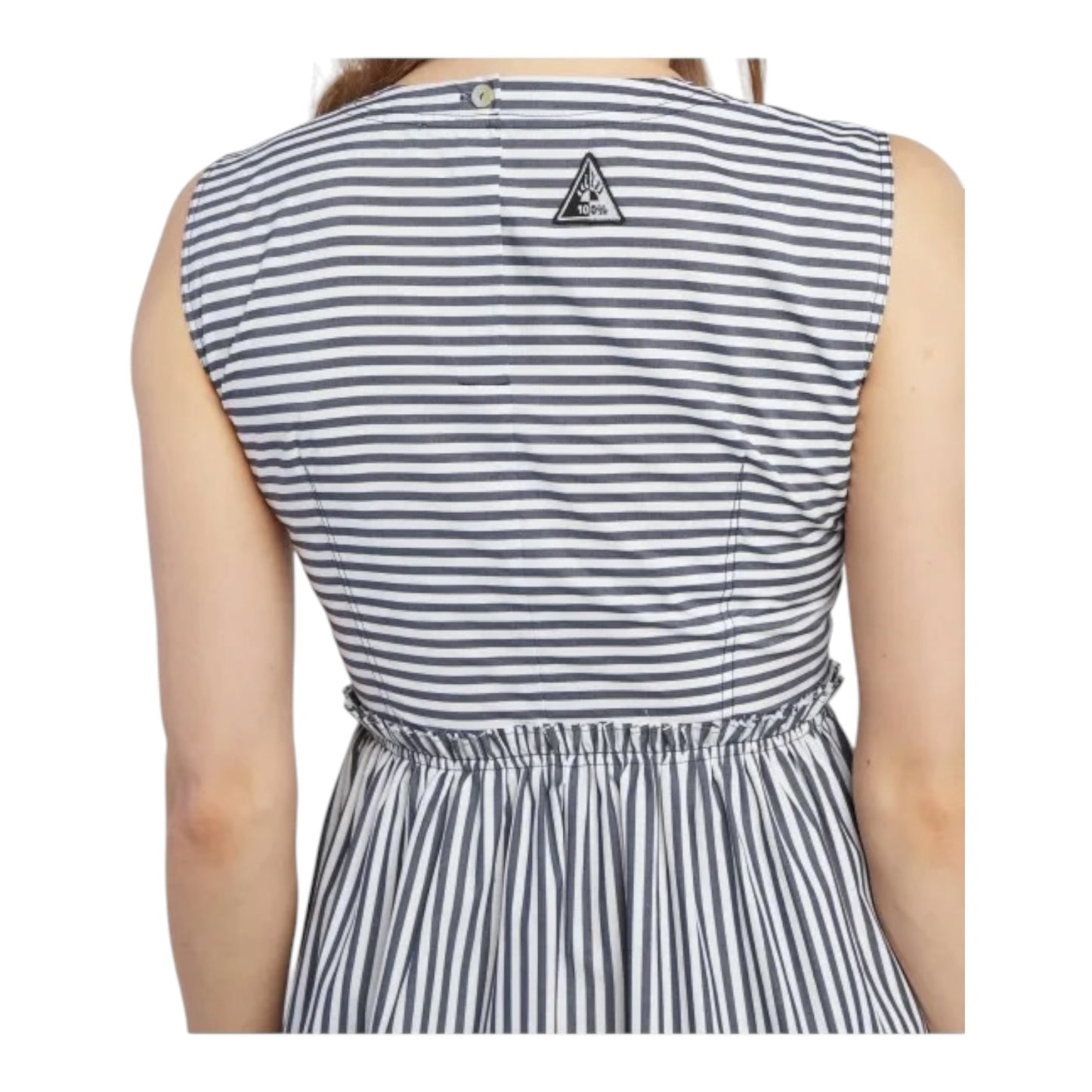 Marella Sport Palmo Navy and White Stripe Dress - 12
