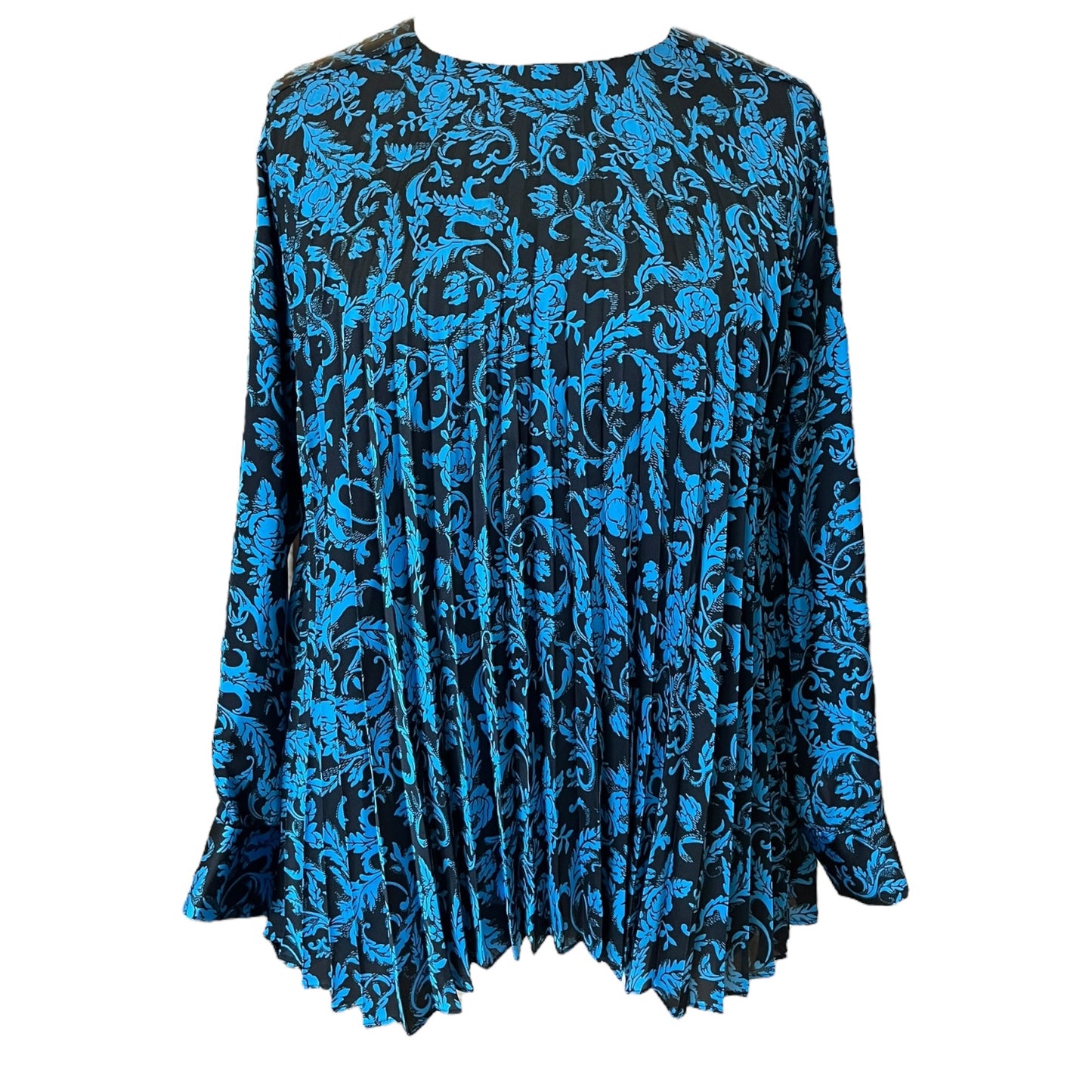 Sandro Blue Patterned Top