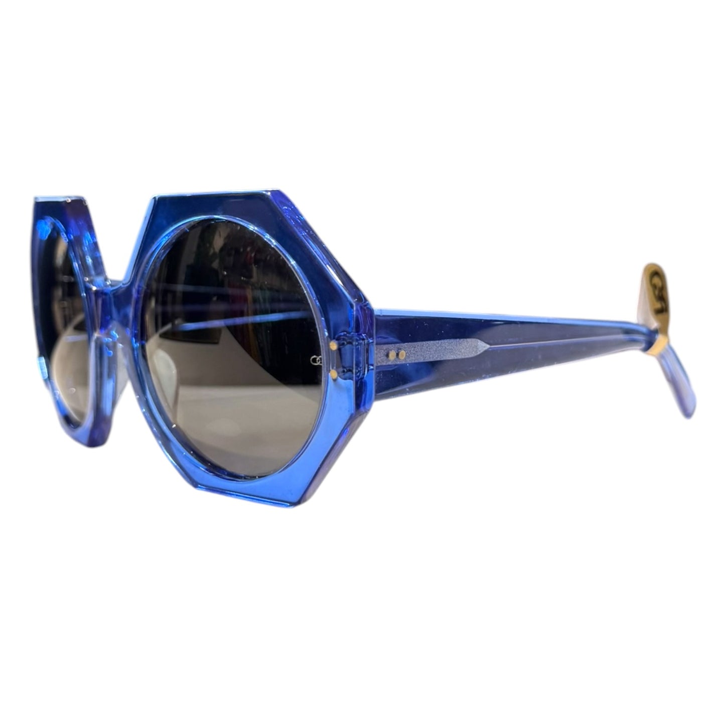 Oliver Goldsmith Blue Sky Octagonal Sunglasses