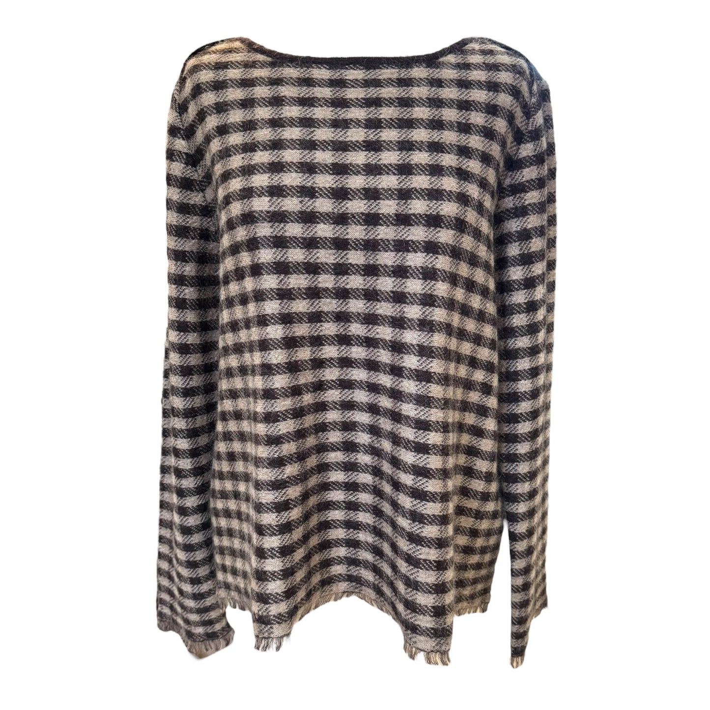 Weekend Max Mara Black Check Jumper - 12