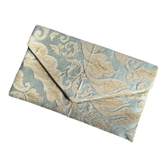 Unico Unique Blue and Gold Brocade Bag - NEW