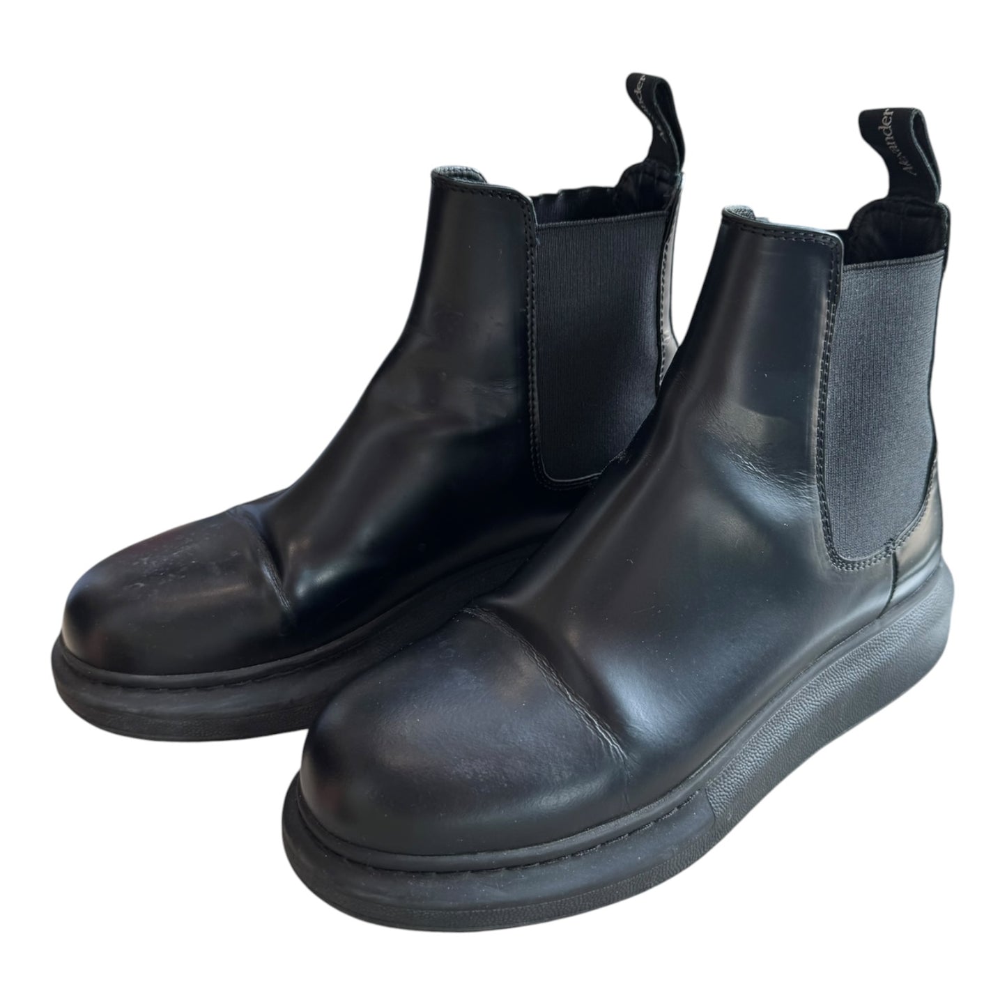 Alexander McQueen Leather Chelsea Boots - 37/4