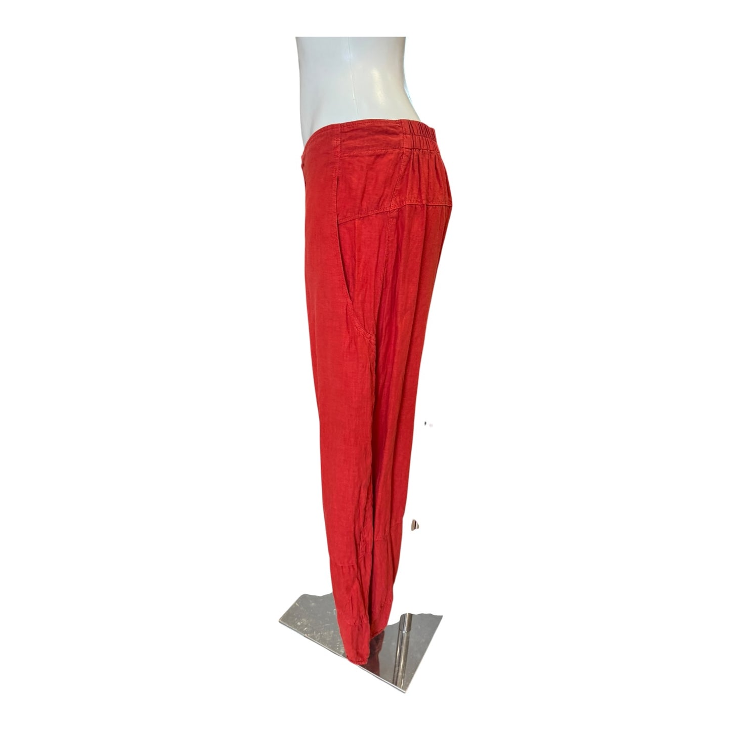 Oska Rust Linen Trousers - 12