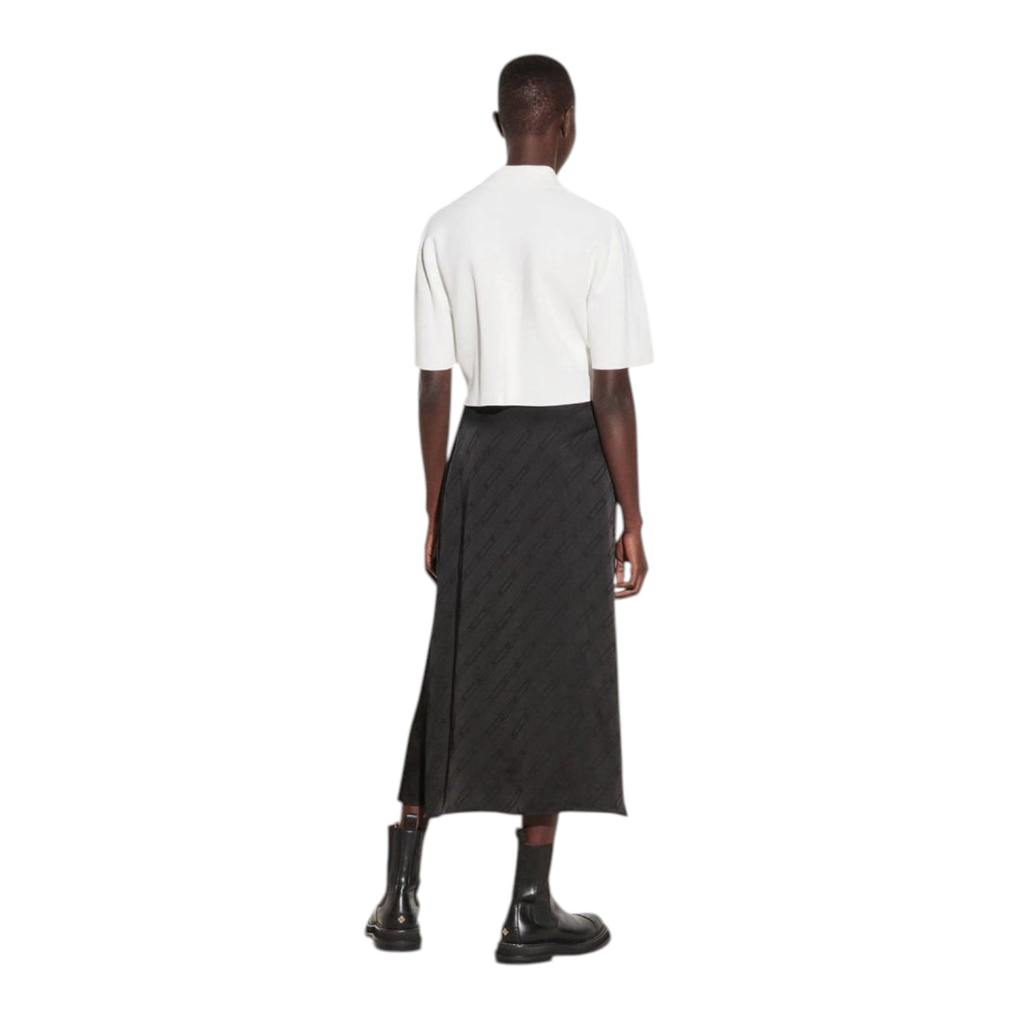 Sandro Midi Skirt in Jacquard Fabric - 10/12