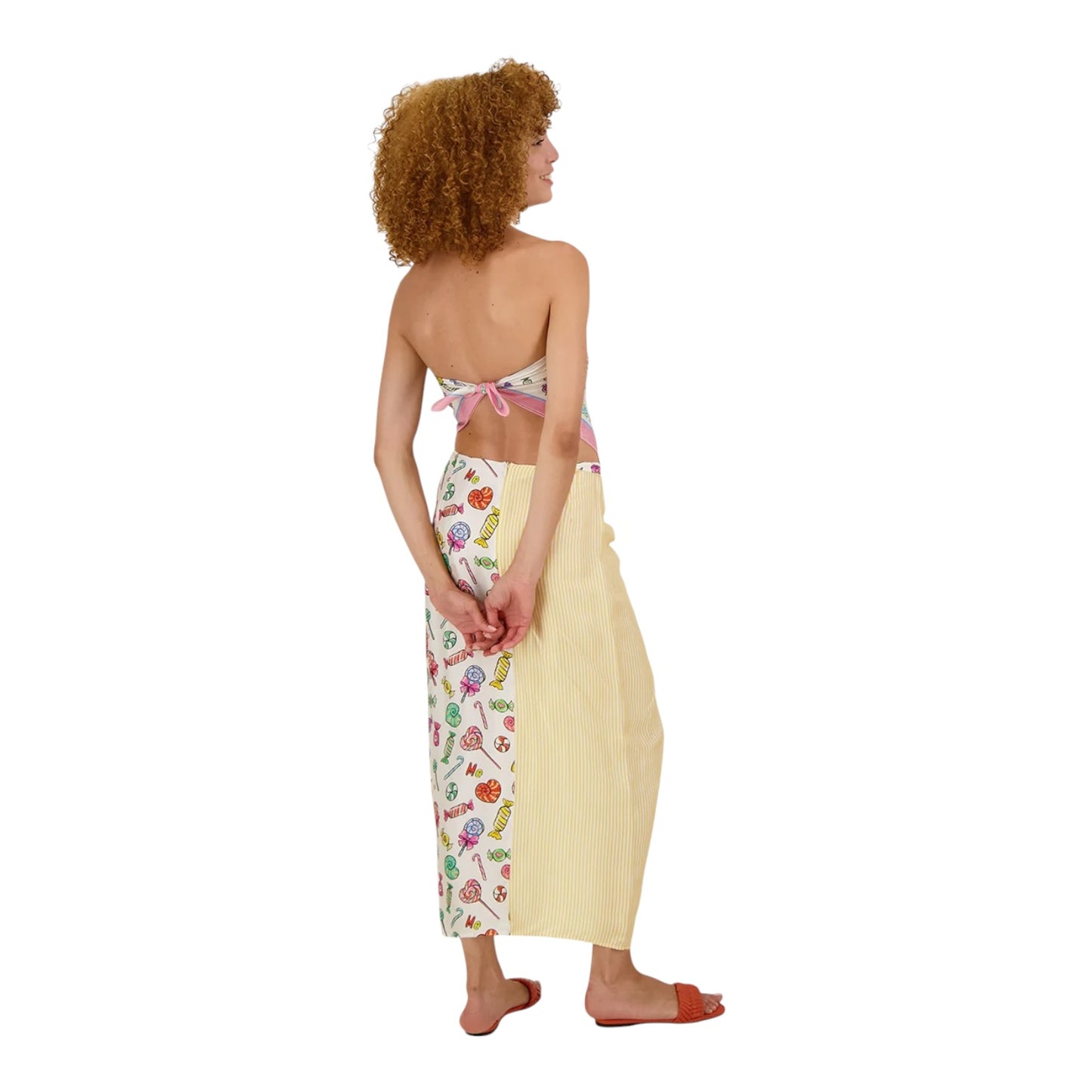 Me369 Luna Candy Tie Front Skirt - 8/10
