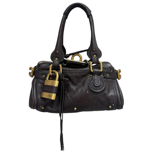 Chloe Dark Brown Paddington Bag