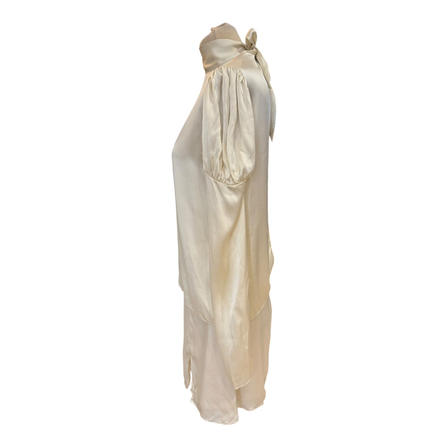 Harmur Cream Silk Top and Skirt - 8/10