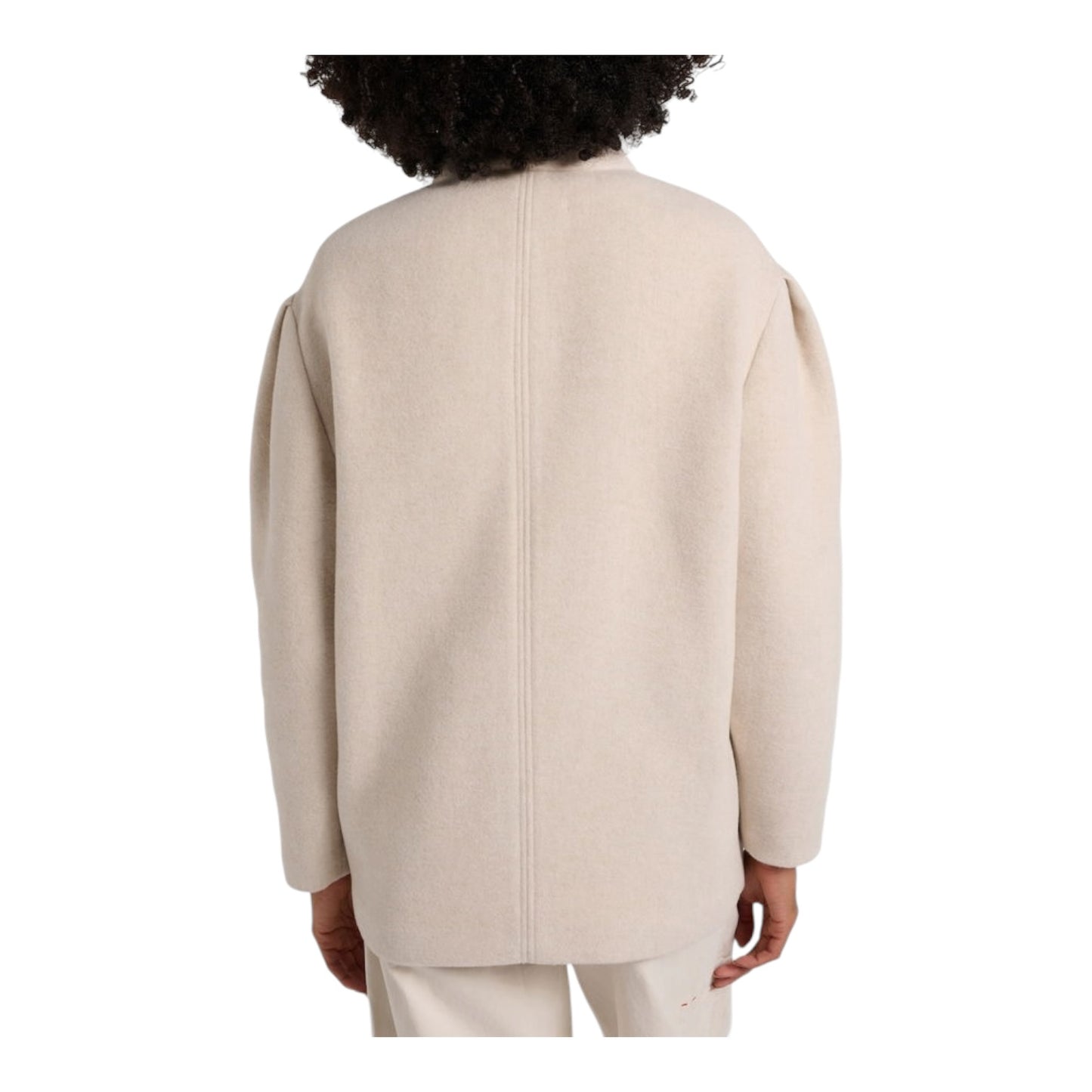 Isabel Marant Cream Wool Blend Jacket - 10