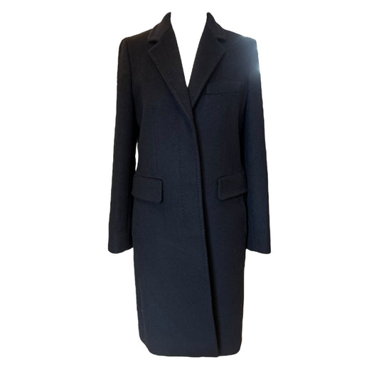 Max Mara Black Camel Wool Coat - 10