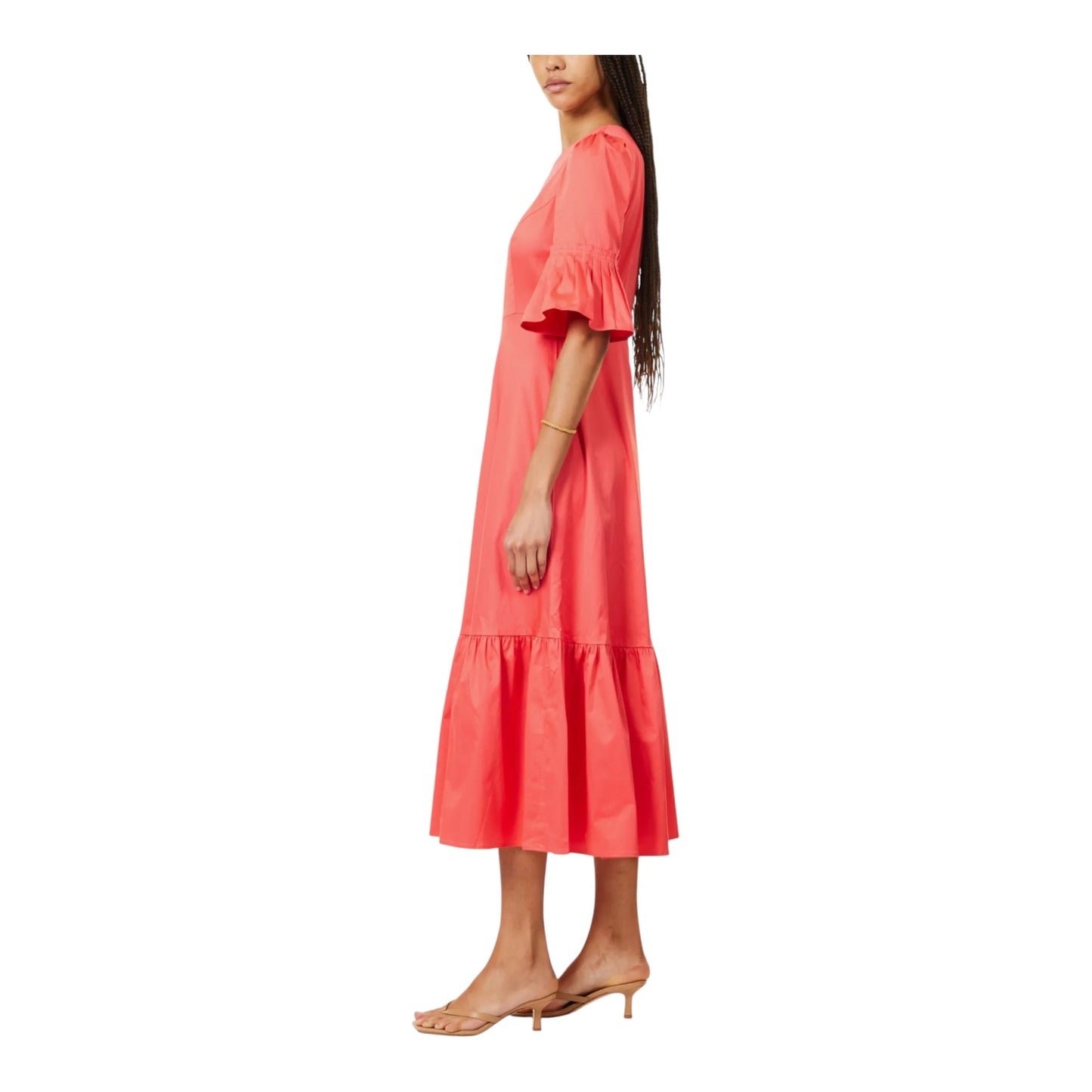 Aspiga Coral Scarlett Maxi Dress - 14 - NEW