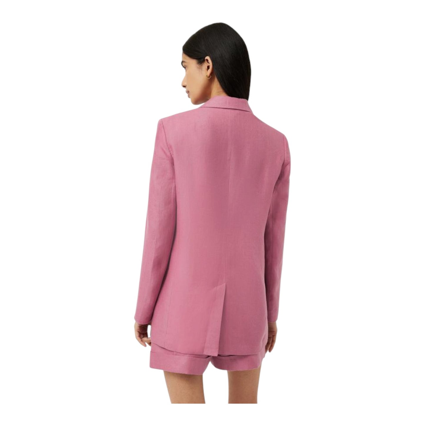 Jigsaw Pink Gibson Irish Linen Blazer - 12