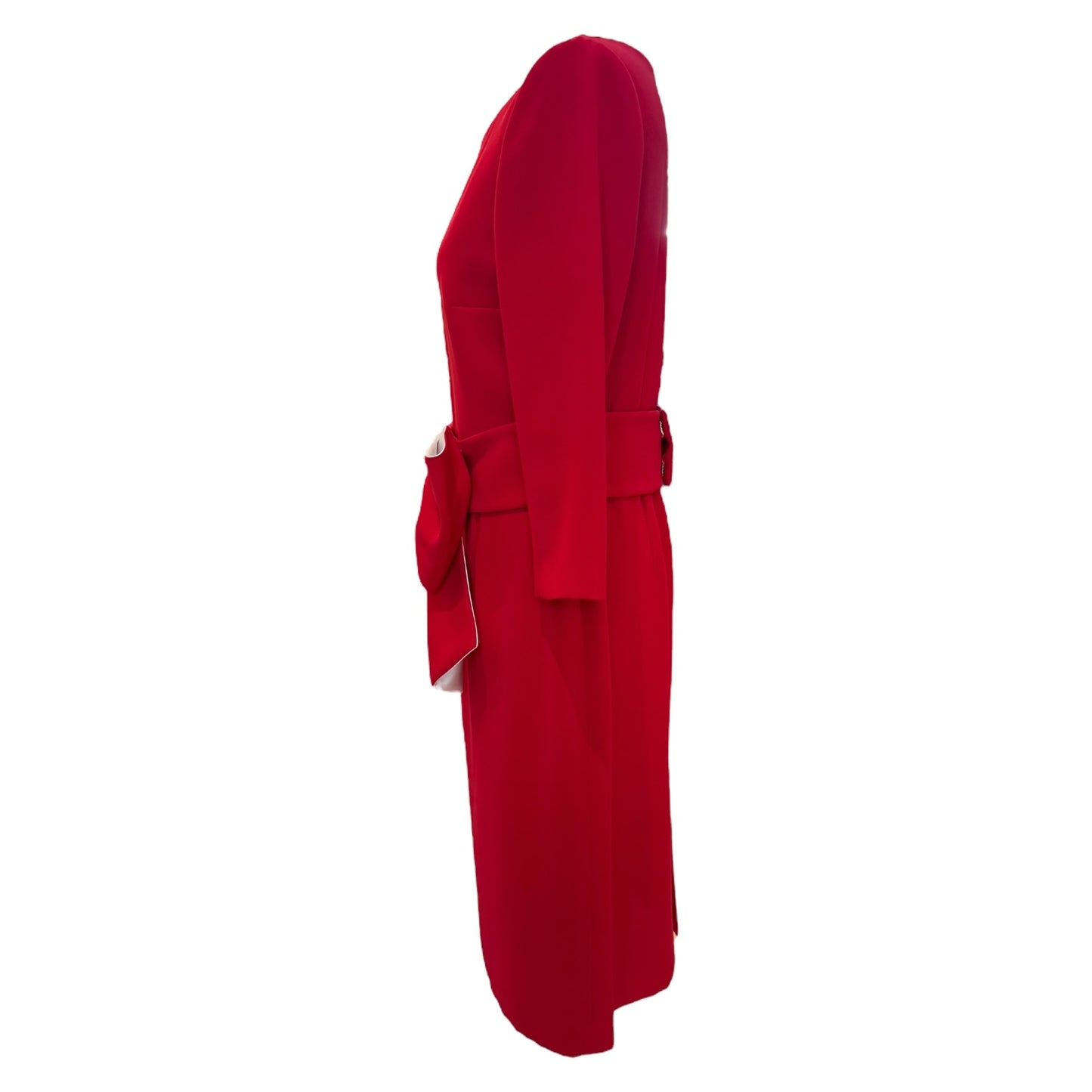 Moskada Red and Cream Dress - 10/12