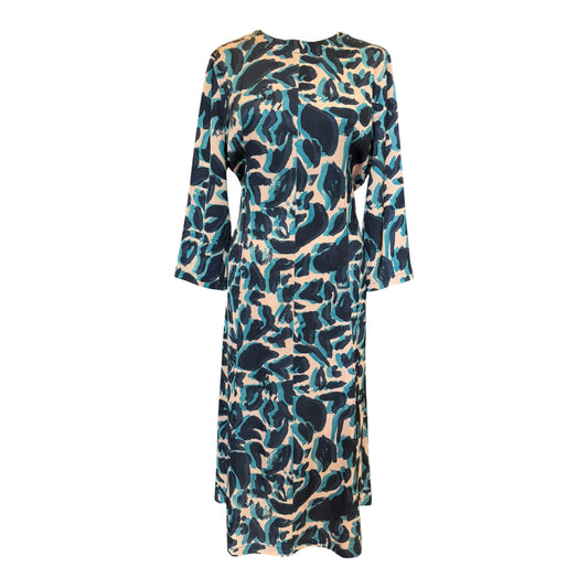 Stine Goya Blue Animal Print Dress - 14