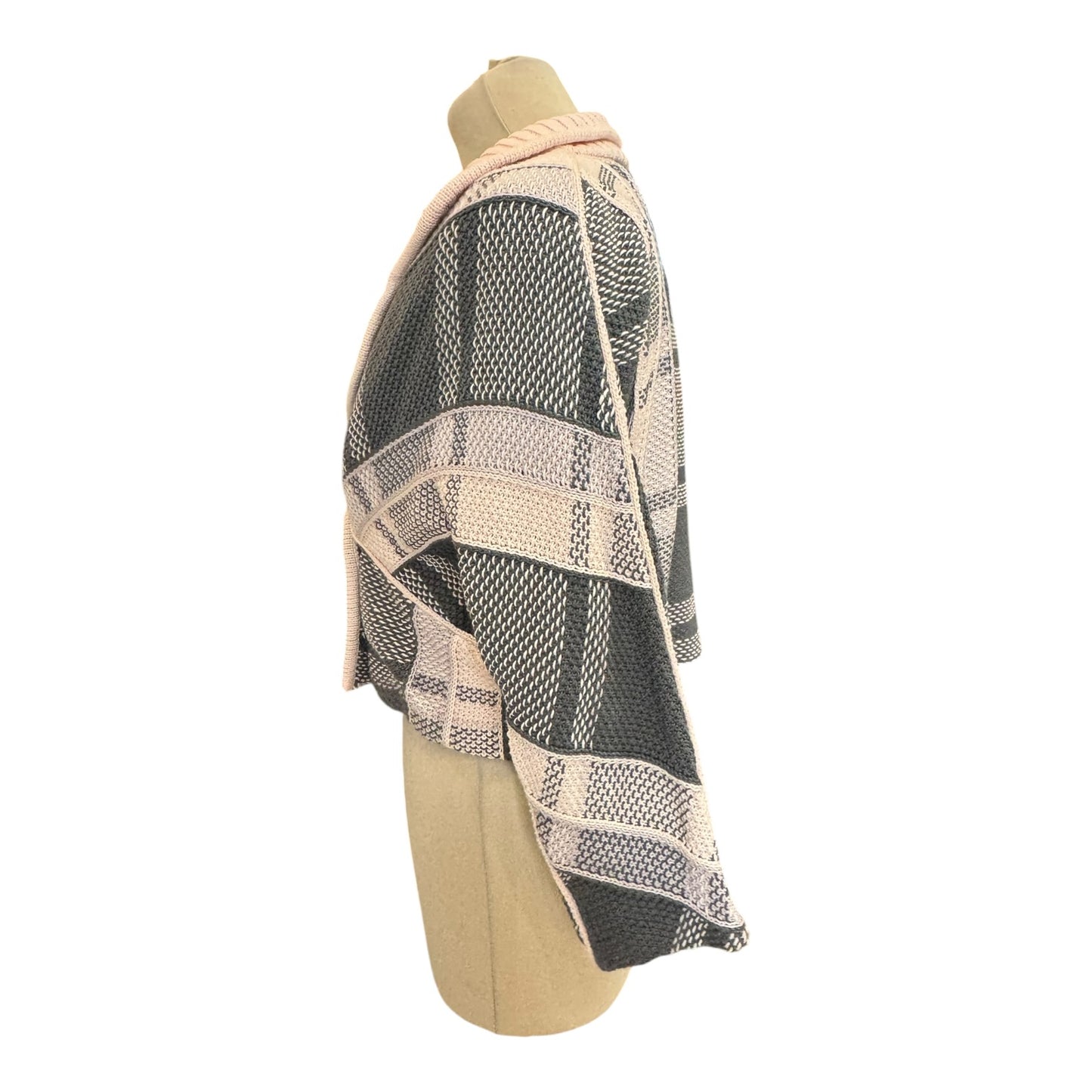 Fendi Pink Check Cardigan - 10 - NEW