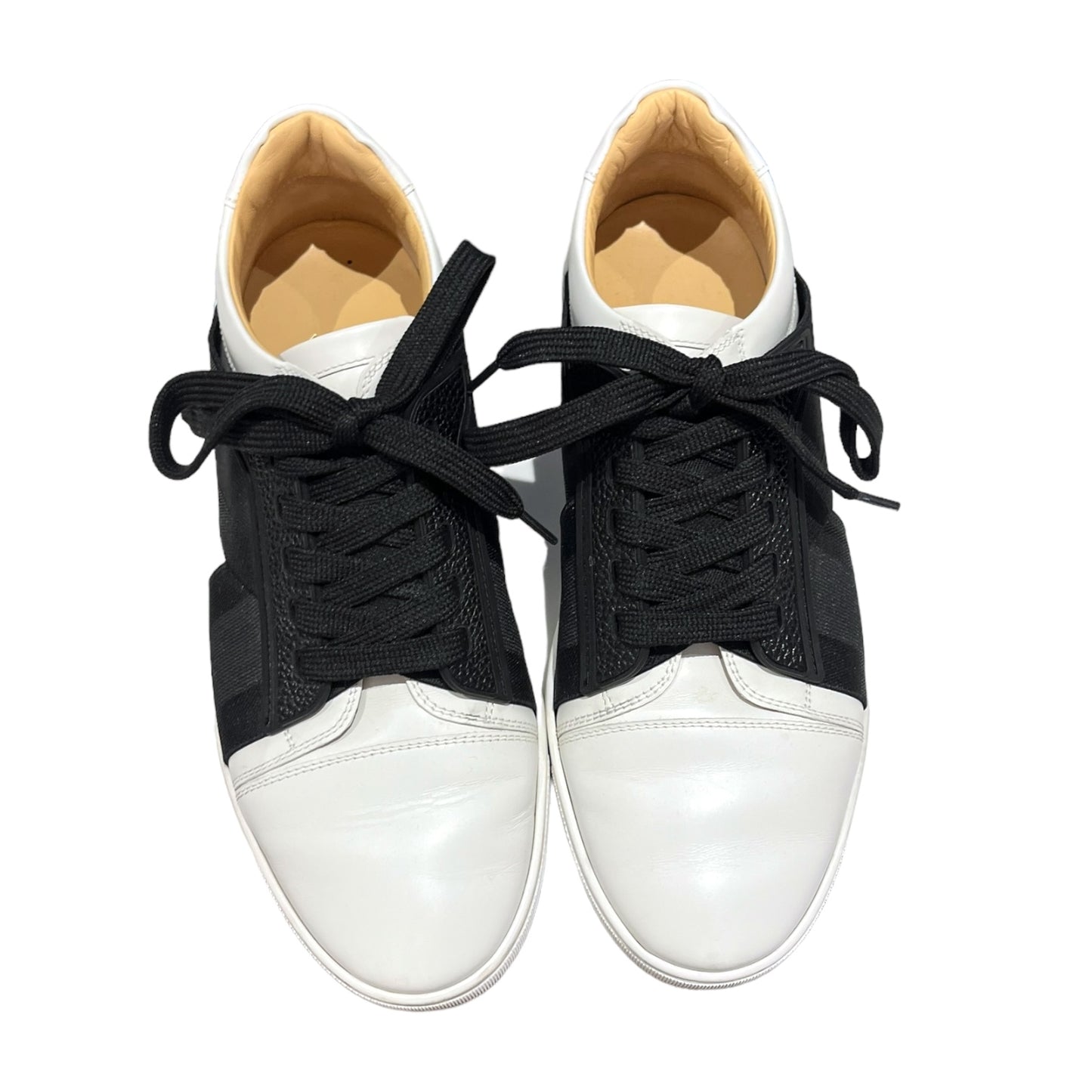 Christian Louboutin White and Black Trainers - 6