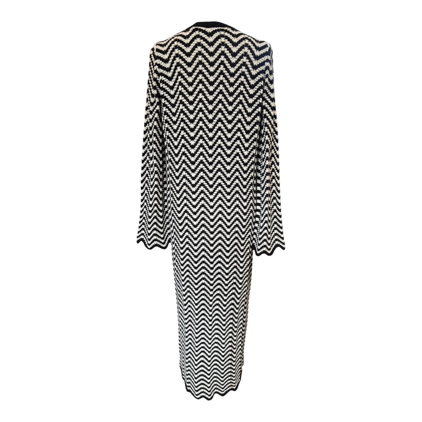YAS Whiz Long Sleeve Maxi Knit Dress - 12 - NEW