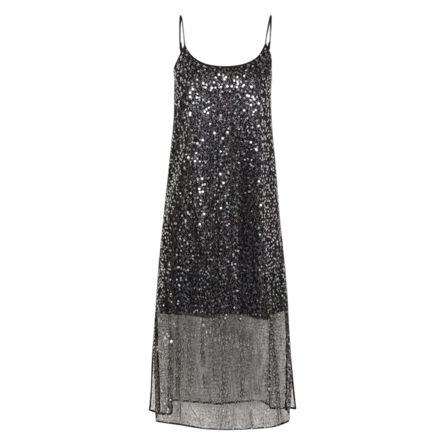 Karen by Simonsen Sequined Dress and Top in Meteorite - 10