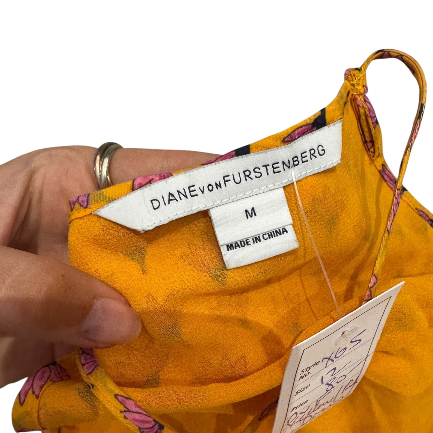Diane von Furstenberg Orange and Pink Dress - 12
