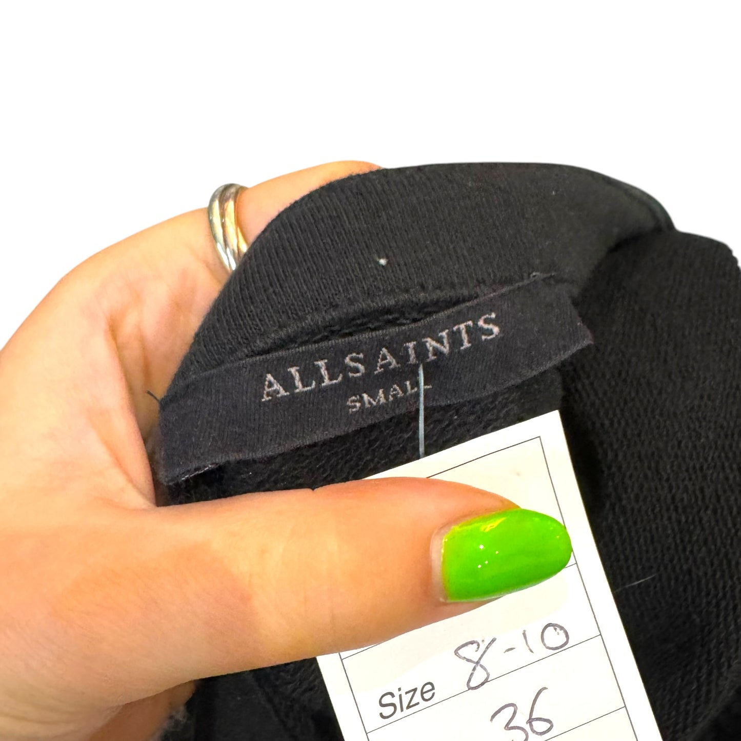 All Saints Black Sweater Dress - 8/10