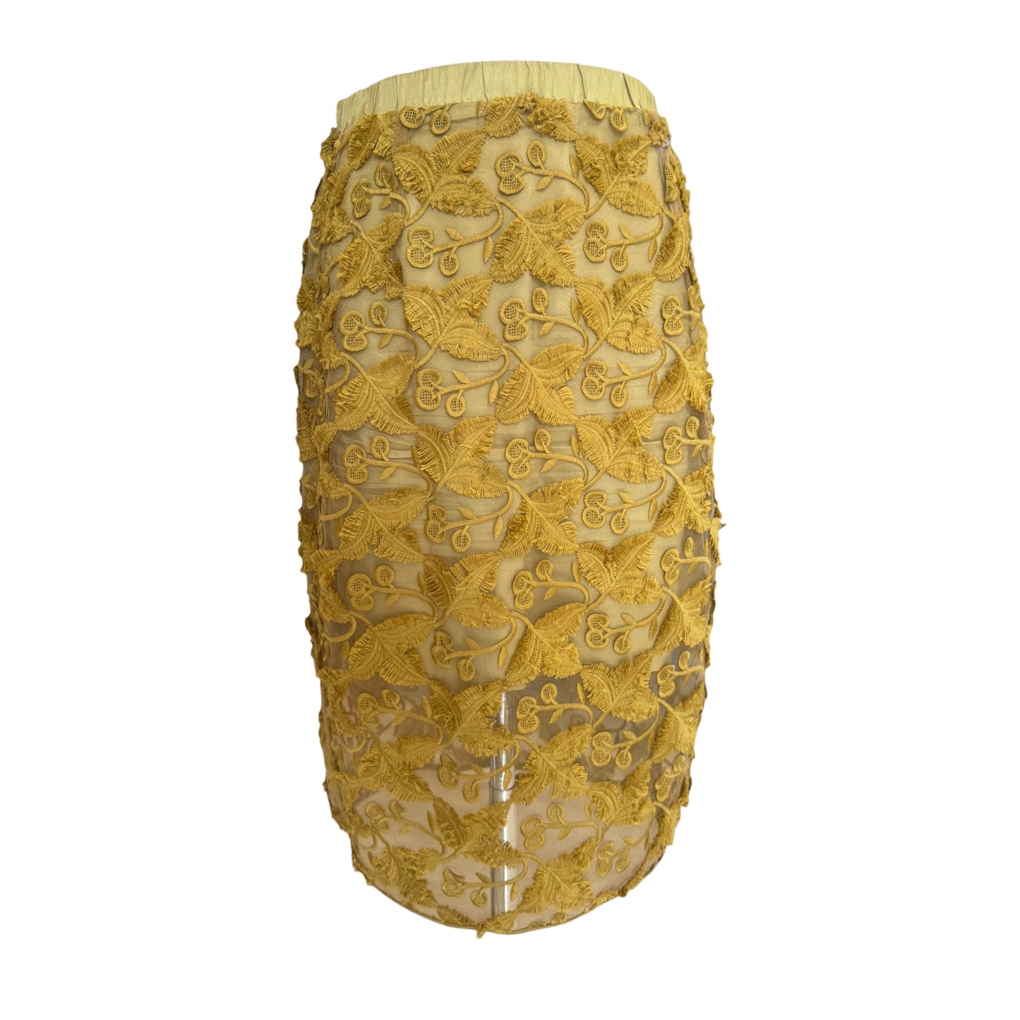 Baum und Pferdgarten Mustard Lace Skirt - 10