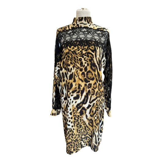 Moschino Leopard Lace Dress - 8/10 - NEW