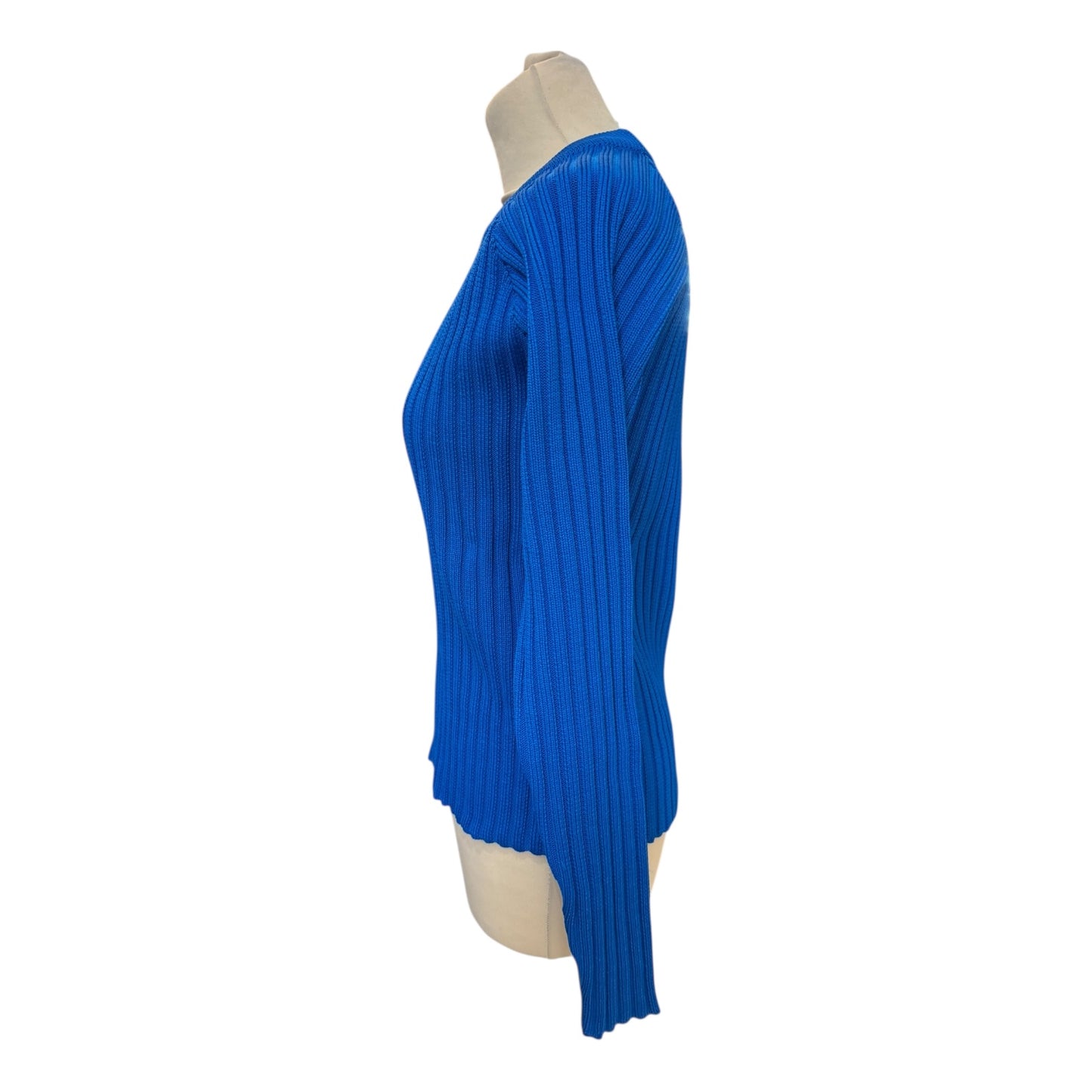 24 Sevres Blue Cable Knit Jumper - 10 - NEW
