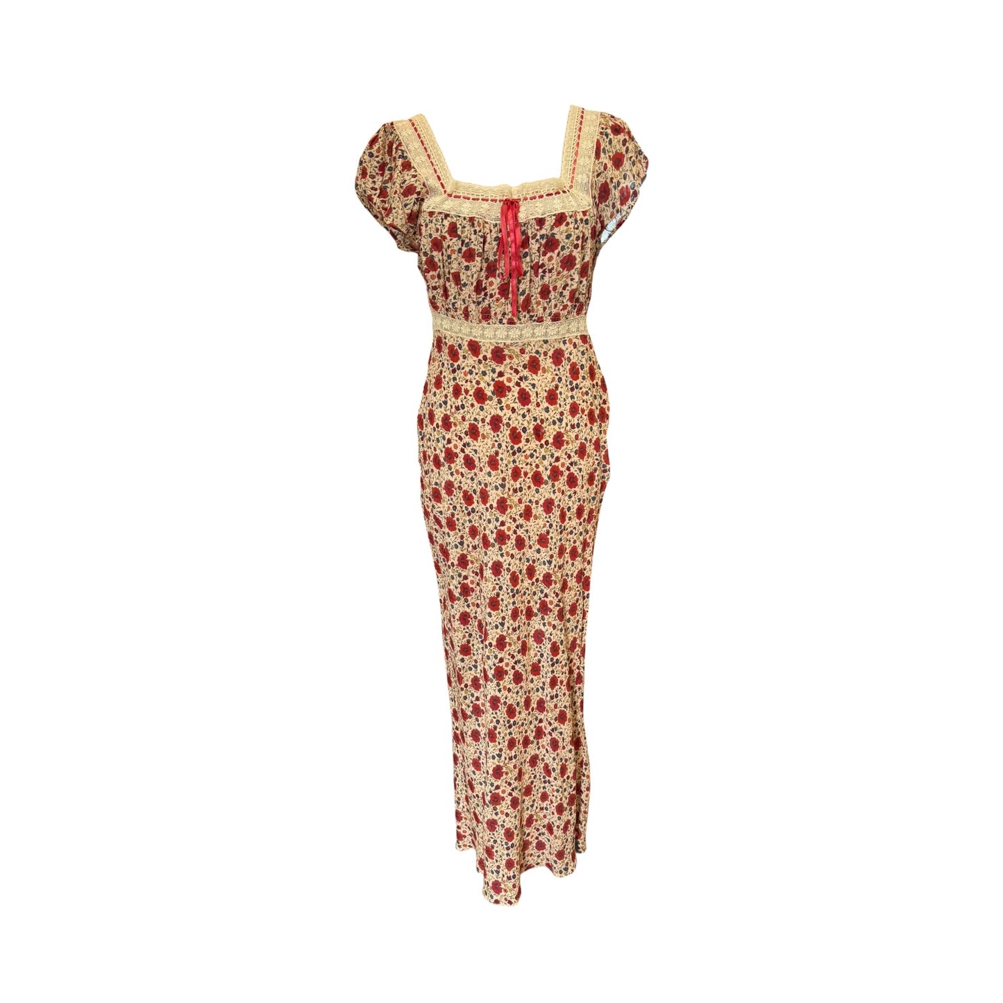 Rixo Maeva Floral-Print Crepe De Chine Maxi Dress - 8/10
