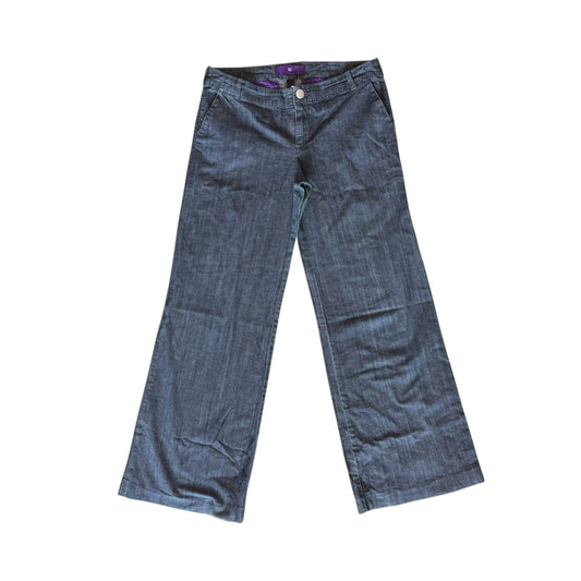 Victoria Beckham Low Rise Wide Leg Jeans - 12