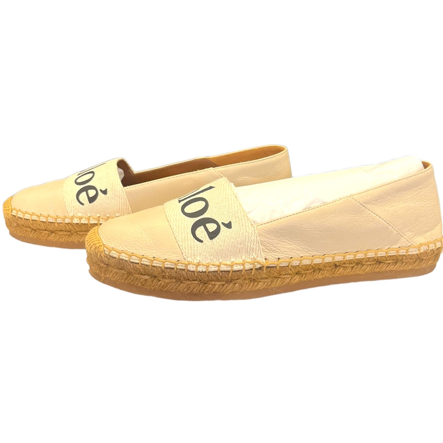 Chloe Nude Espadrilles - 6 - NEW