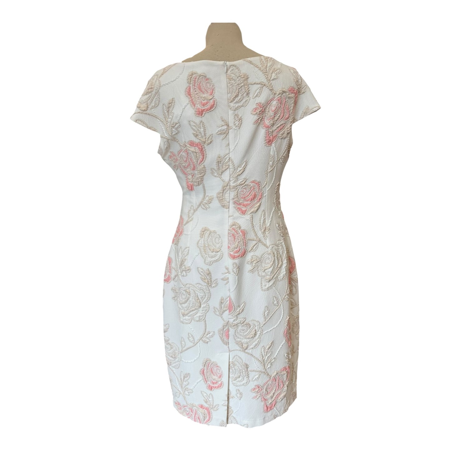 Caroline Kilkenny Lorelei Pink Flower Dress - 12 - NEW