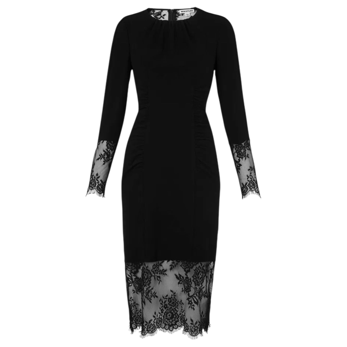 Whistles Black Izzey Bodycon Dress - 12