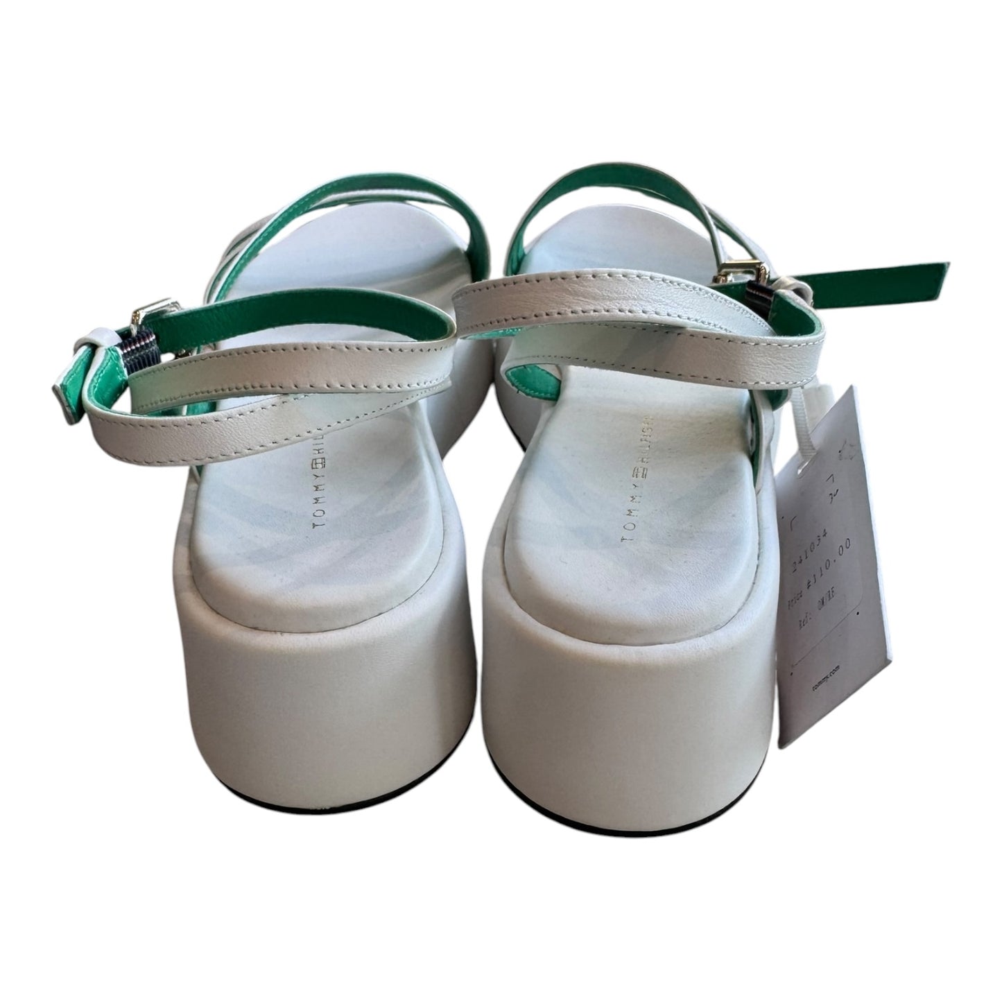 Tommy Hilfiger White Platform Sandals - 37/4 - NEW
