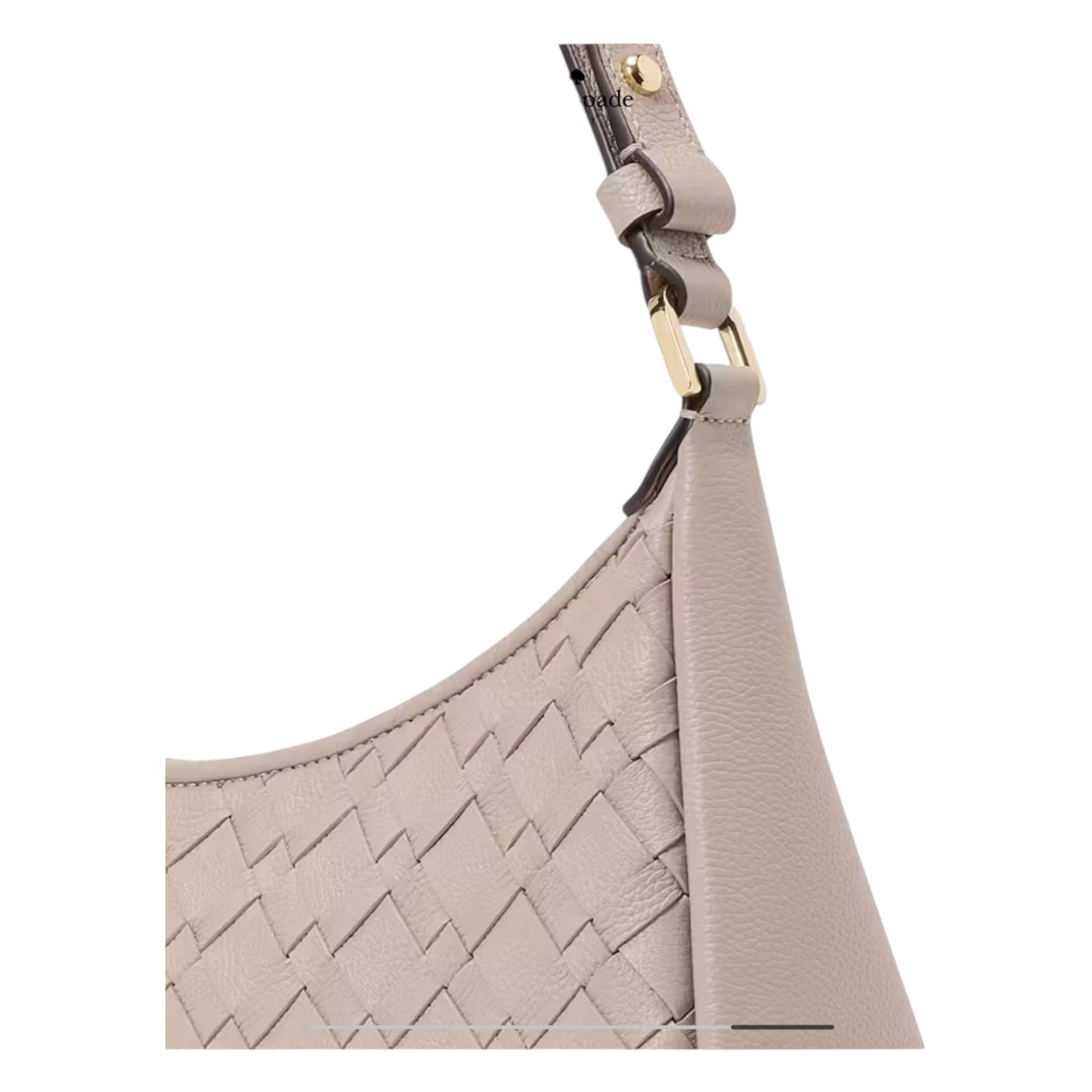 Kate Spade Kayla Woven Leather Large Shoulder Bag - NEW